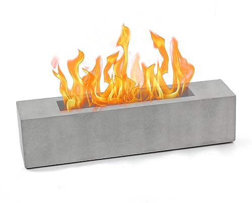 BRIAN & DANY Tischkamin, Bio Ethanol Kamin mit Löschhilfe und Trichter, Tischfeuer für Indoor & Outdoor