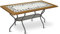 PATIO Mosaiktisch Como 160 x 90 cm Gartentisch Steintisch Balkontisch Terrassentisch Metall Kaffeetisch Esstisch rechteckig