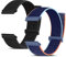 Huamanlou Nylon Uhrenarmband 16mm 18mm 20mm 22mm, Schnellverschluss Aatmungsaktive Verstellbare Gewebte Sport Armband für Herren Damen