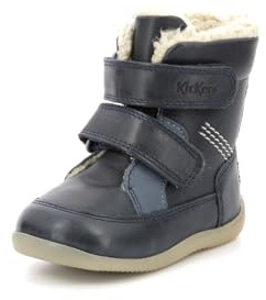 KICKERS Jungen Unisex Kinder BAMAKRATCH Stiefelette, Marine, 20 EU