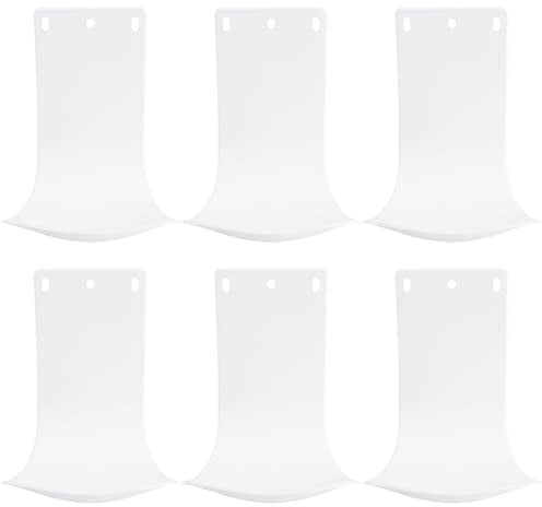 Cabilock 6pcs Spray Drip Tray Droplet Tray, Wall Mount Soap Liquid Dispenser Drip Catcher Trays, Automatic Hand Gel Dispenser Tray for Home Bathroom