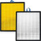 Replacement Filter for LEVOIT Vital 200S Air Purifier, 3-in-1 HEPA, High-Efficiency Activated Carbon, Part Vital 200S-RF and Vital 200S-RF-PA (LRF-V201-YUS), 1 White and 1 Yellow