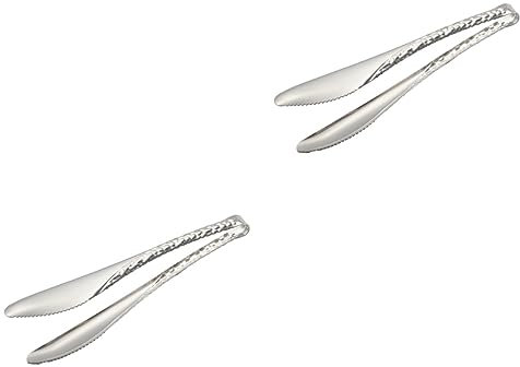 2 Piezas clip de carne pinzas de cocina clip de comida pinza multiusos de múltiples fines pinzas para bistec pinzas de comida clip de pan