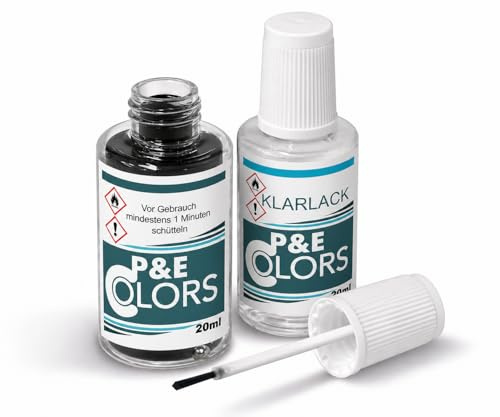 Lackstift Set für RENAULT ROUGE NNP FLAMME NACRE 3x20ml ink.6xTupfer #J340