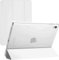 JNS Per iPad 9a generazione 2021/8a generazione 2020/7a generazione 2019, iPad 10.2 Custodia Smart Slim Shell con protezione posteriore satinata traslucida, accensione/spegnimento automatico (bianco)