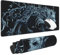 Gaming Mauspad XXL Horror Großes Mousepad 800 * 400mm rutschfeste Schreibtischunterlage Wolf Mouse Pad mit Vernähte Kanten Verbessert Desk Mat Mauspad Groß Geschwindigkeit und Präzision für Gaming