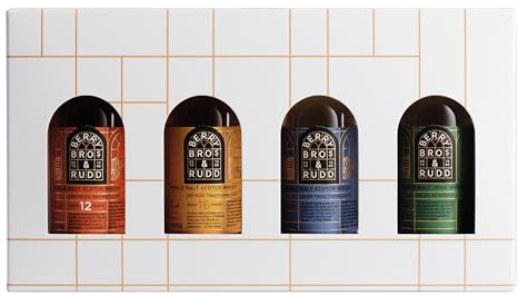 Berry Bros. & Rudd Classic Whisky Discovery Gift Pack, Range Sample Taster Pack 4 x 50ml Whiskey Deal of the Day, Serve Neat, On the Rocks or with a Dash of Water, Gift for any Whisky Lover