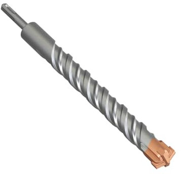 Maysay SDS Plus - Broca para martillo perforador (28 x 310 mm, con 4 cuchillas de metal duro), para piedra, hormigón, madera, ladrillo y azulejos