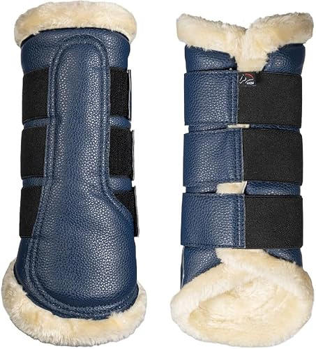 HKM Comfort Premium Fur Protection boots Deep Blue Minature shetland