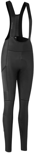 GripGrab PACR Thermo Bib Tights Damen Winter Rennrad Hose Lang mit Polster | MTB und Gravel Bike Winterhose, Wärmendes Miti Superroubaix Thermogewebe, Elastic Interface Paris HCS Sitzpolster