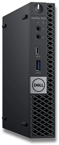 Dell OptiPlex 7070 Mini PC Compatto | Intel Core i9-9900 8 Core 16 Thread Turbo 5.0GHz | 16GB DDR4 | SSD NVMe 512GB | DisplayPort HDMI 4 USB | Windows 11 Pro | Ricondizionato | Garanzia 36 Mesi