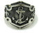 Sterling silber Herren Ring 925 Anker Empress Größe 52-74