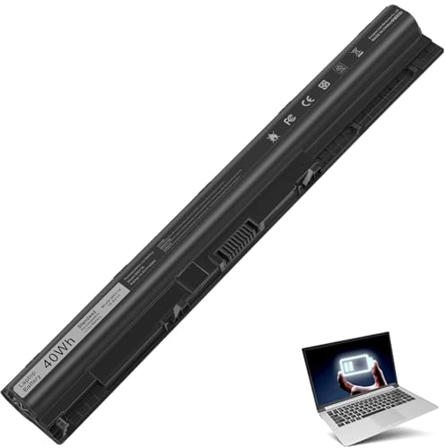 Dell 40wh Standard Rechargeable Li-ion Battery Type M5Y1K 14.8V, Dell 40 WHR 4-Cell Primary Lithium-ion Battery, M5Y1K 14.8V Dell Laptop Battery for Inspiron 15 5000 3000 3551 3558 5558 yu12005-13001d