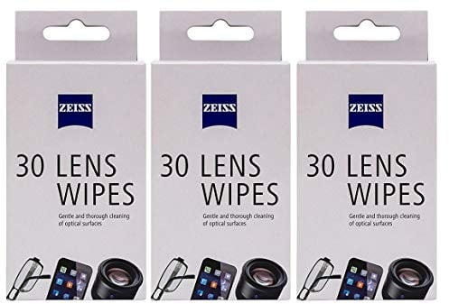 Zeiss Lens Wipes 30 Moist Wipes. Bonus Offer 3 Packs