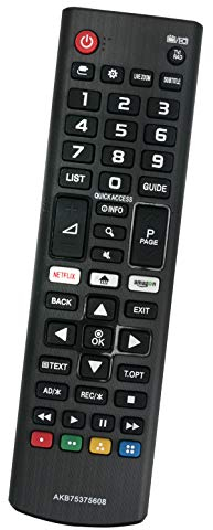 ALLIMITY AKB75375608 Fernbedienung Ersatz für LG TV 49UK6470 50UK6500 55UK6300MLB 55UK6500 65UK6300MLB 75UK6200PLB 43LK5900 43UK6200PLA 43UK6470 49LK6100PLB.AEK 49UK6300PLB
