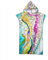 Surwin Badeponcho Strandtuch Herren Damen Surfen Wechseln Handtuch Poncho Mit Kapuze kompakt und sehr leicht Robe Bademantel Surfponcho für Strand Schwimmen Schnorchel (70 * 110cm,Regenbogenfarben)