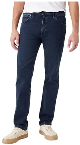 Wrangler Herren Greensboro Jeans, Iron Blue, 34W / 32L EU