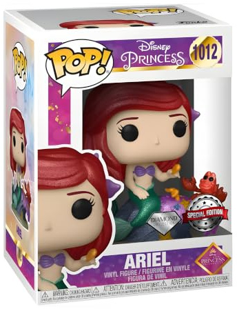 La Petite Sirène POP! Movies Vinyl Figurine Ariel Diamond Collection Exclusive 9 cm