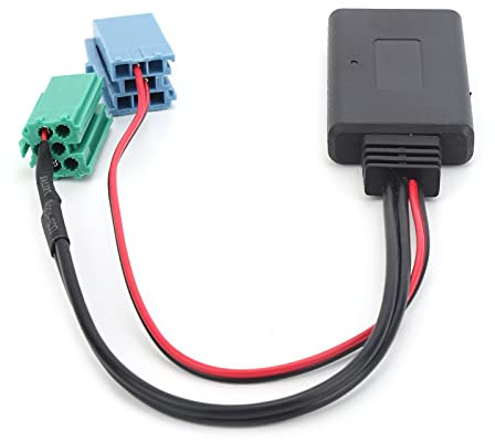 Kuuleyn Adaptador de Audio automático Auto Audio Adaptador Mini ISO 6Pin 8Pin Conector Bluetooth 5.0 AUX Cable para Renault Clio/Espace/Kangoo/Laguna