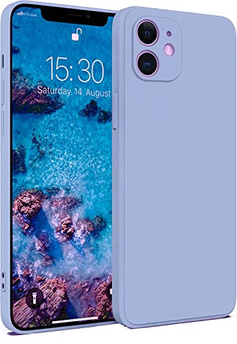 Captor Cover Colorata per iPhone 11 (6.1 Pollici), Custodia TPU in Silicone Flessibile Morbida con Microfibra, Alta Qualità con Bordo Rialzato per Schermo e Protezione Fotocamera (Lavanda Blu)