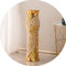 Keramische Vase, Moderne Bauernhaus dekorative Gold große Bodenvase, hohe Vasen für den Boden, für dekorative Zweige und getrocknete Blumen (Color : Gold, S : 16x60cm)