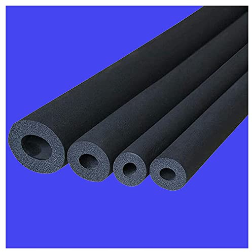 VAHOOO Schwarzes Rohrisolierung, Außenrohrisolierung, ID 6~50mm, 1,8m Länge Schaumstoff Rohr Isolierung, Für Outdoor Erdgasrohre Solarrohr Kupferrohrisolierung, 1St. (Size : ID13mm(0.51))
