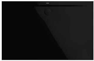 Kaldewei Superplan Zero receveur de douche avec support de baignoire extra plat, 1600x800mm, 359847980701, Couleur: noir