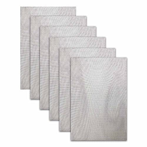 The Mesh Company Mouse Mesh Air Brick Covers Rodent Proof Screen Metal Mesh Sheet | 6PCS Rodent Mesh 304 Stainless Steel 1mm Hole Wire Mesh (210 x 300mm x 6 Pack)