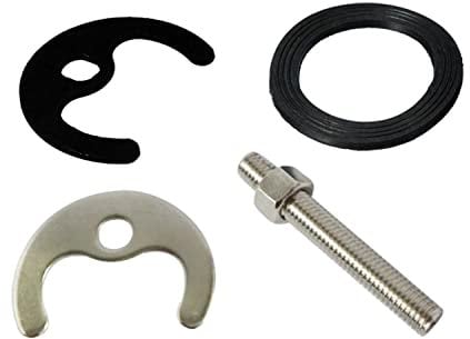 CNANRNANC Kit de fixation pour robinet mitigeur de lavabo et évier - Kit de montage à 1 trou - Boulon en caoutchouc - Kit de joint pour évier de cuisine et salle de bain