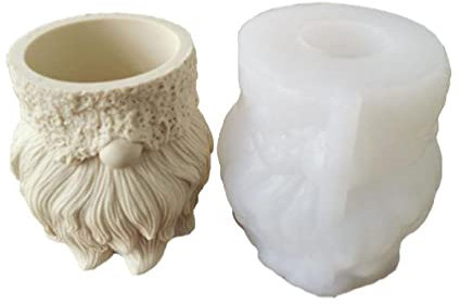 Kleiner Zwerg Blumentopf Silikonform Diy Sukkulenten Beton Blumentopf Vase Gips Zement Tonform Pflanzenhalter Form Zwergformen for Harzguss