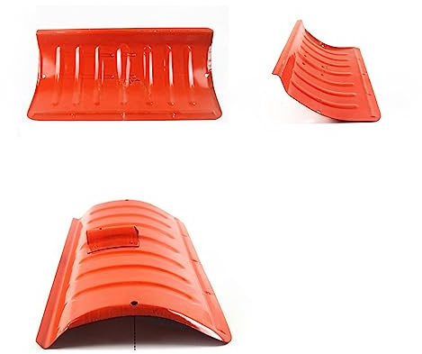 Pala da Neve Per Auto da Vialetto, Pala da Neve in Acciaio Ad Alto Tenore di Carbonio Pala in Metallo Resistente, Grande Capacità Per La Rimozione della Neve, 22,4x10,6 Pollici(Tipo di rivetto)