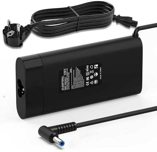 200W Cargador HP Portatil 19.5V 10.3A Adaptador para HP Omen 15 17, Zbook 15 17 G3 G4 G5 G6 G7, Pavilion Gaming 15 17, Victus 15 16, Envy 15 2020, L00818-850 TPN-DA10 TPN-LA20 TPN-LA21 Alimentación