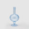 EDG Enzo De Gasperi Vase für eine Blume Ovoide H25 D12,5 C2 Light Blue