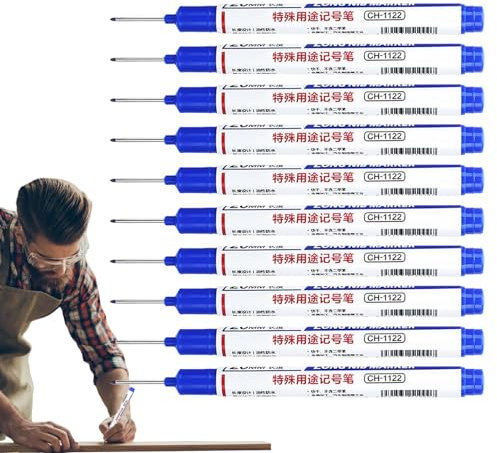Construction Pens | Waterproof Construction Paint Markers,Construction Paint Markers, Metal Marking, Metal Markers For Precise Deep Marking For Hardware Decoration