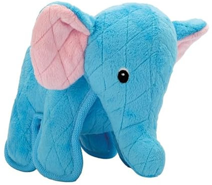 Zeus Safari Plüschtier für Hunde, Elefant, 16,5 cm