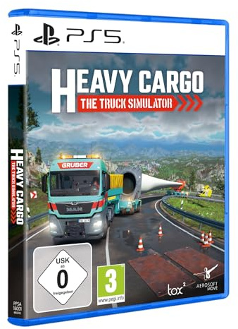 Aerosoft Heavy Cargo – The Truck Simulator | Realistische LKW- & Schwertransport-Simulation für PS5 mit Open World, MAN Trucks & authentischer Fahrsimulation
