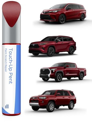 3Q3 Dark Red/Salsa Red Pearl - penna vernice per Toyota – Corrispondenza esatta per chip e graffi