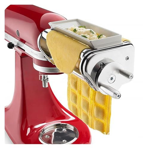 Ravioli Maker Attacco per Stand Mixer Torta Pasta Rullo Macchina Macchina per la Casa in Acciaio Inox