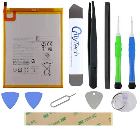 OnlyTech - Premium Replacement Battery for Samsung Galaxy Tab A9 8.7 (X110) - 5100mAh - Same Quality with 10 Tools Repair Kit