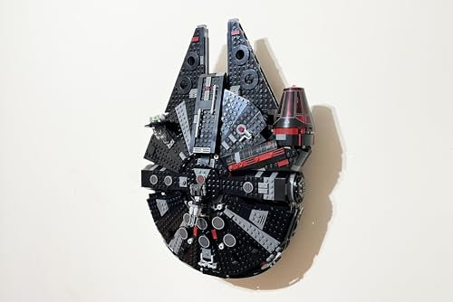 3Dudes & Dad Wall Mount Display Bracket Compatible with Lego® Star Wars The Dark Falcon - Custom Designed Storage Hook for Set 75389-3D Printed Plastic - Supplied with Mounting Hardware