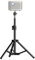 Tripod Projecteur d'ordinateur portable - Stand de plancher universel avec plateau pivotant, rack télescopique | Porte-trépied compact pour la présentation du studio de bureau de chevet, support de