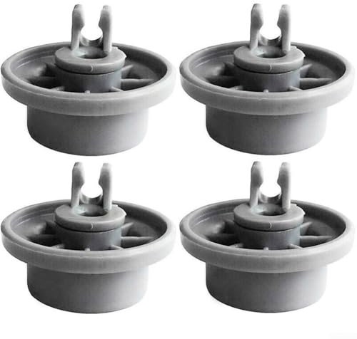Lot de 4 roulettes de rechange pour panier inférieur de lave-vaisselle Bosch 165314, compatible avec