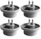 Lot de 4 roulettes de rechange pour panier inférieur de lave-vaisselle Bosch 165314, compatible avec