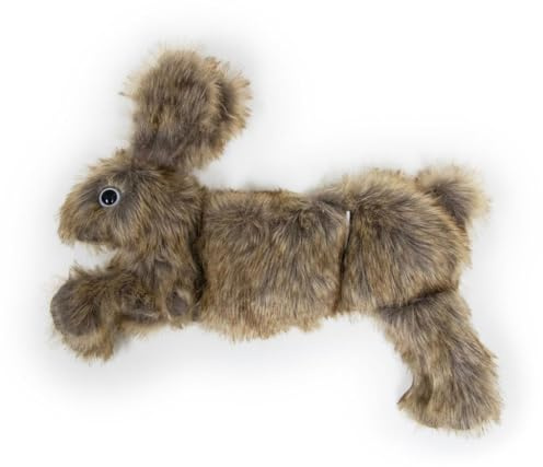 Dog & Field Faux Fur Rabbit Training Dummy - Realistic Fake Rabbit Dummy, 1lb Weight, Flexible Body & Floppy Limbs - Gundog & Puppy Training (1lb)