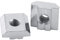 Hilitand 50pcs T-Slot Hammer Head Fastener Nut Nickel Coated Carbon Steel Furniture T Nut for Aluminum Profile Woodworking