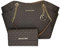 Michael Kors Jet-Set-Reisetasche, große Kette, Schultertasche mit schlanker, für Reisen geeignete Michael Kors Jet-Set-Brieftasche, Braun (Signature Brown/Acorn), Large