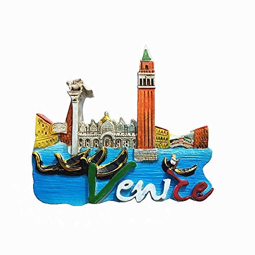 Venice Italy 3D Fridge Magnet Travel Souvenir Gift Home Kitchen Decoration Magnetic Sticker, Venice Refrigerator Magnet Collection