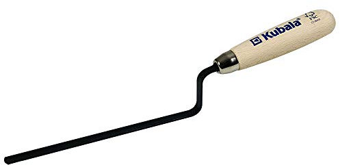 Finger Pointing Trowel 12 mm (0.5inch) Spring Carbon Steel Tuck with Wooden Handle (K1123)