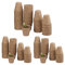 240 Macetas Biodegradables, Maceteros Ecológicos, para Plantas, Redondos, Celulosa, Diámetro 6 cm, Beige