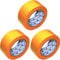 3x Rollen | 50mm x 50m | Goldband (soft) | Maler Abdeckband | klebemeister.eu